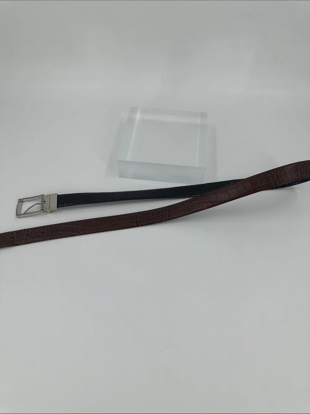 Lauren Ralph Lauren Reversible Leather Belt. Size: 44